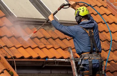 Démoussage et hydrofuge de toiture à Grosbois